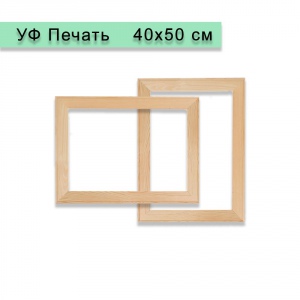 Холст на подрамнике 40х50 см, УФ Печать